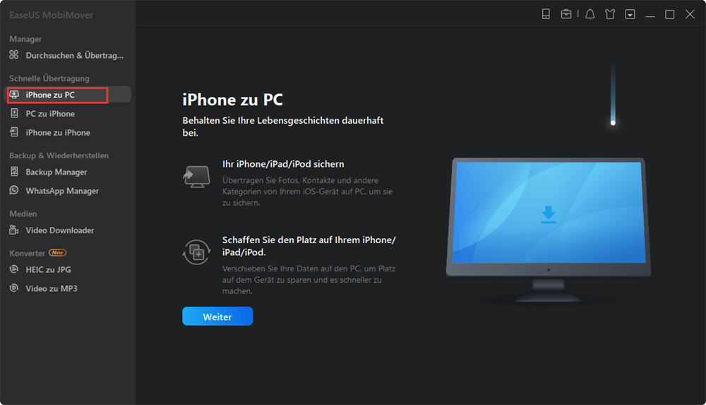 Iphone zu PC verbinden