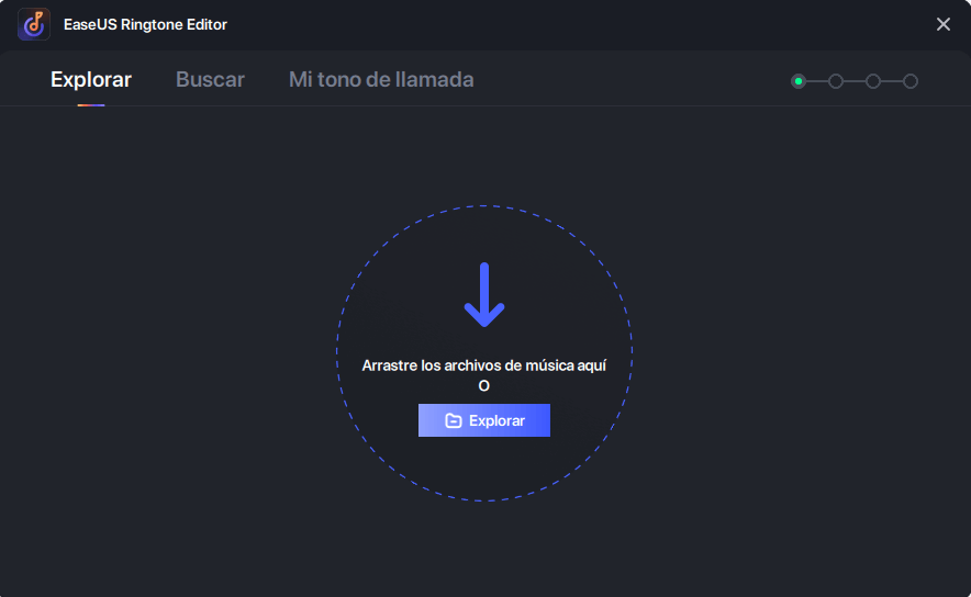 usar EaseUS Ringtone Editor - paso 1
