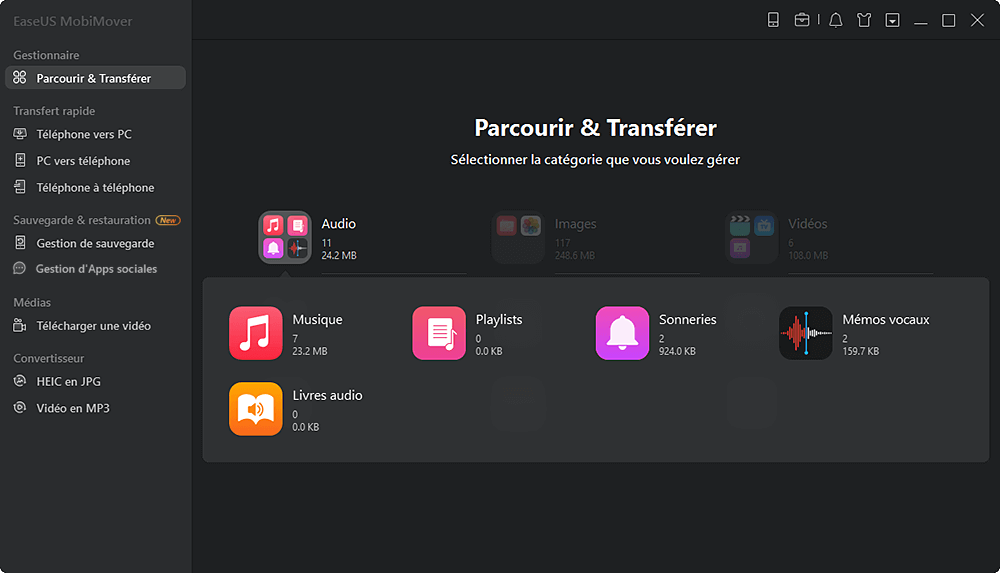 comment transférer l'audio de l'ordinateur à l'iPhone sans iTunes - étape 1