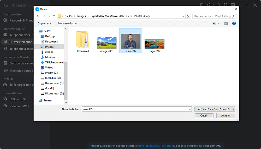 comment transférer de la musique de l'ordinateur vers l'iPad - étape 2