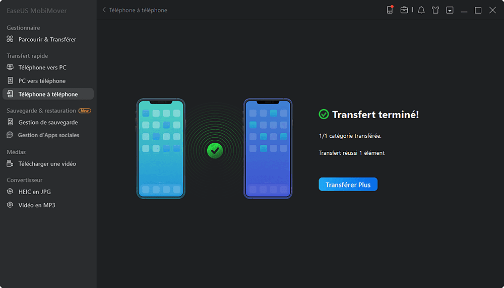 comment tout transférer d'un iPhone à un autre