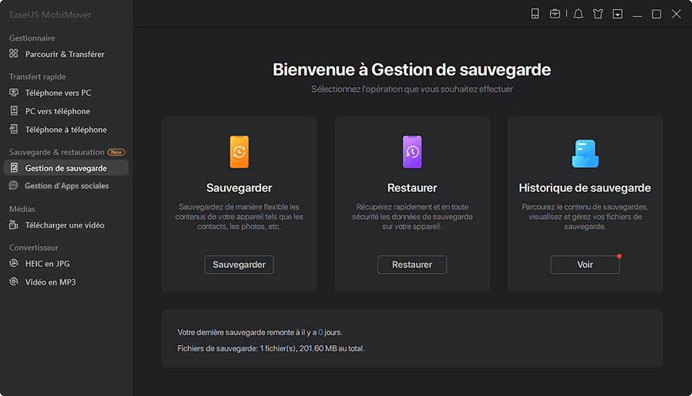 comment restaurer un iPhone - étape 1