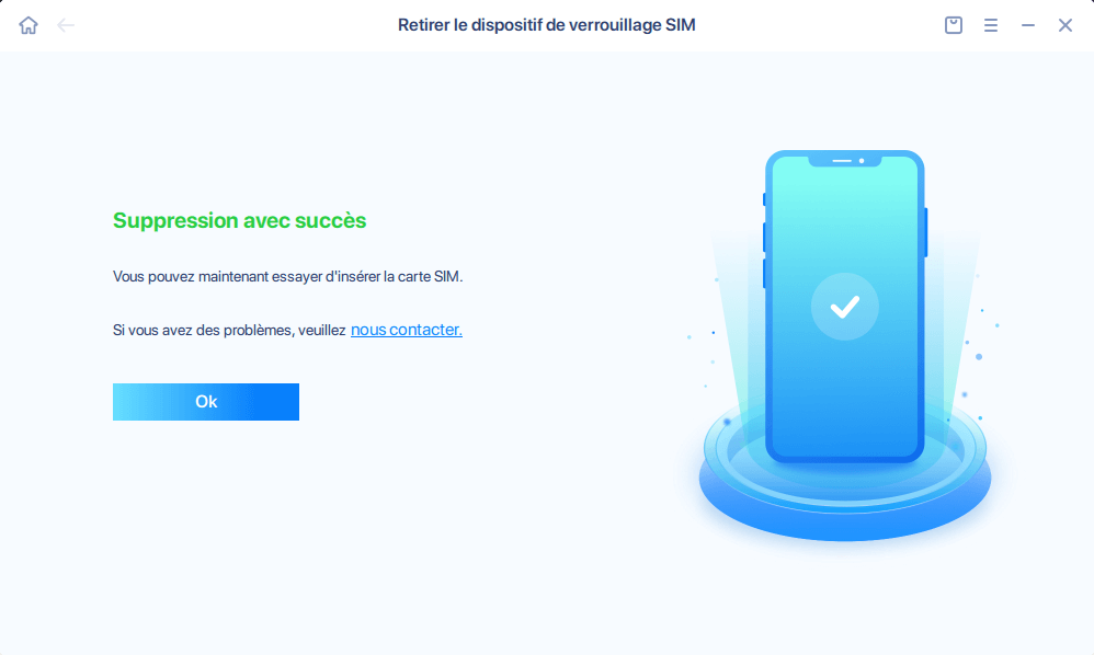 Retirer la carte SIM - Étape 4