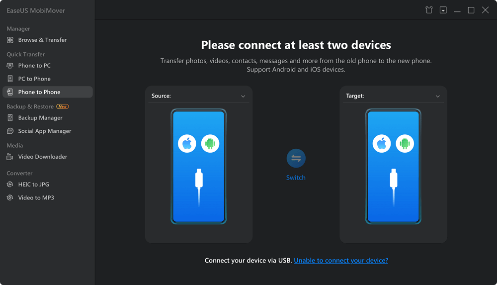 connect your device to computer