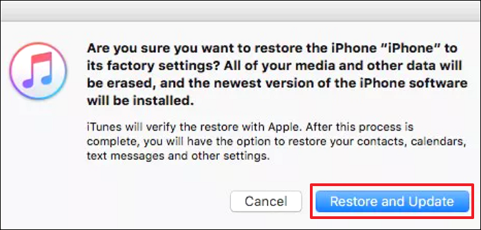 restore and update