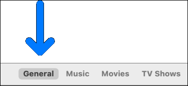 general in Finder sidebar