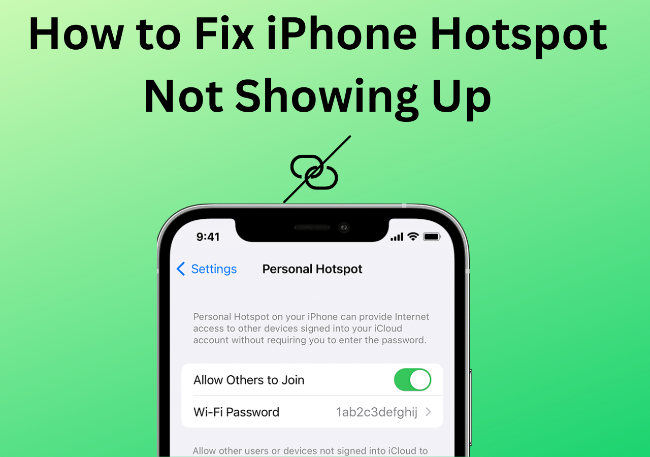 How To Fix Iphone Hotspot Not Showing Up [7 Ways]