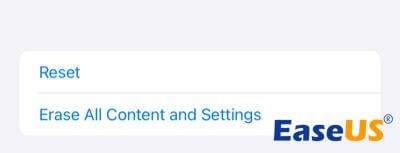 How to factory reset an iPhone