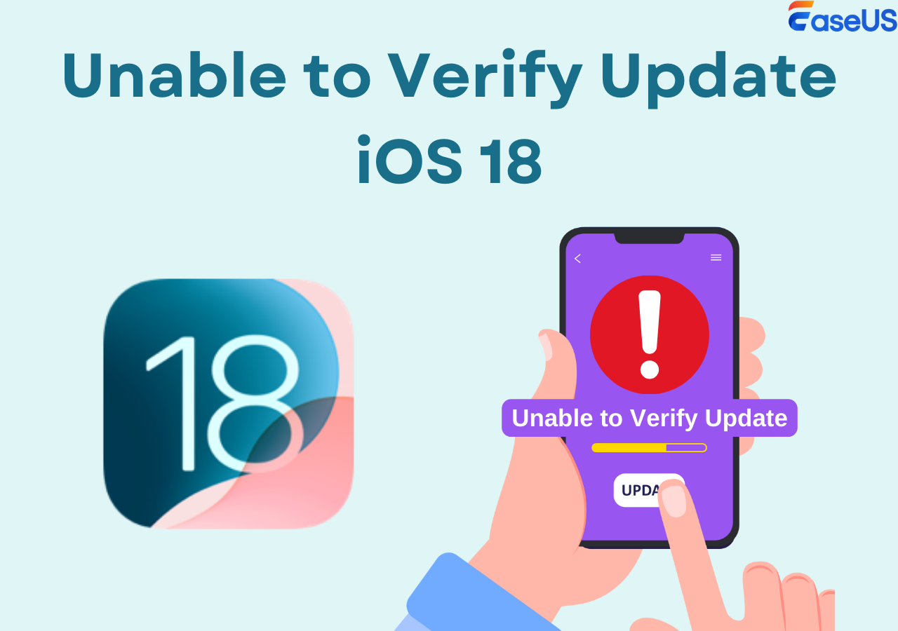 Unable to Verify Update iOS 18 Beta - Reasons & Fixes