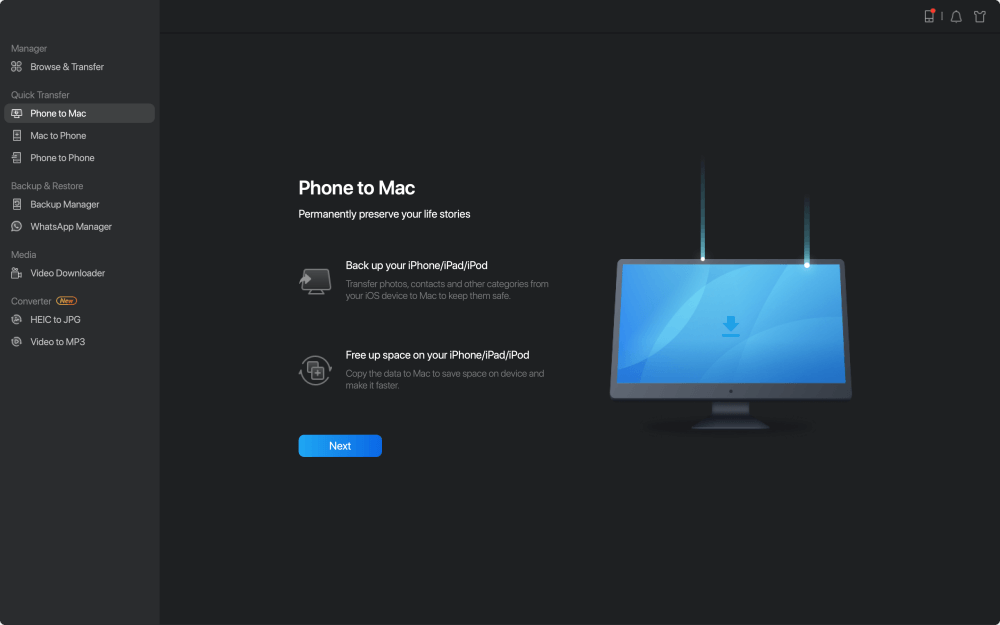 Transfer 4K Video from iPhone to Mac Fast