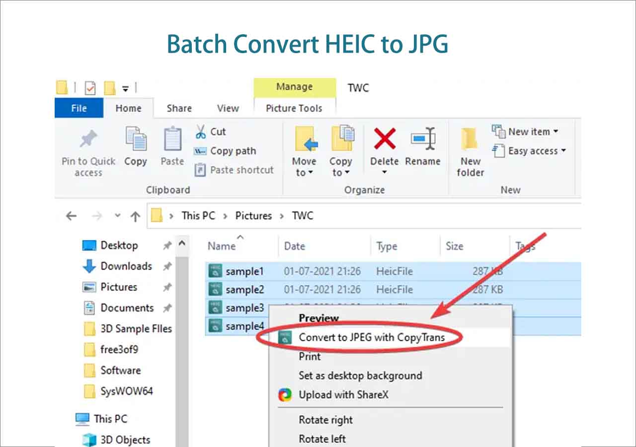 Convert HEIC to JPG