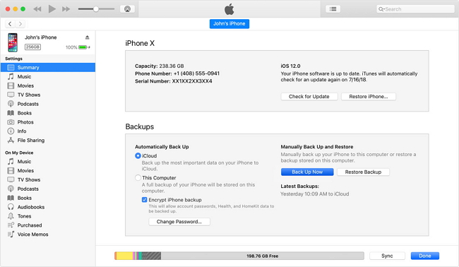 Cómo hacer una copia de seguridad del iPad en iTunes