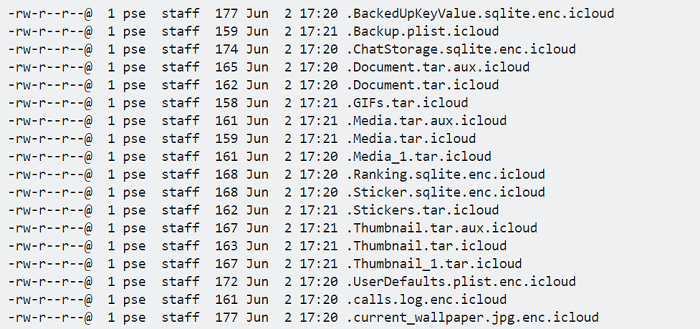 Find WhatsApp from iCloud