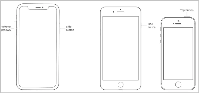 Forcer le redémarrage de l'iPhone