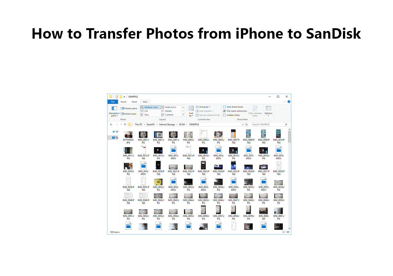How to Transfer Photos from iPhone to SanDisk Drives in Various Types