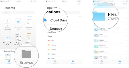 從 iCloud Drive 將檔案同步到您的 iPhone