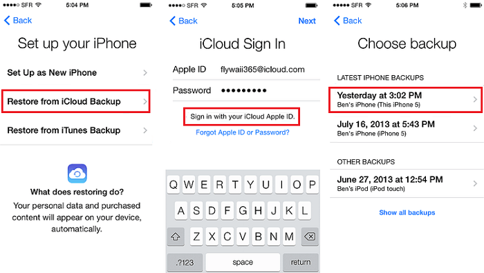 How to transfer apps from one iPhone to another using iCloud