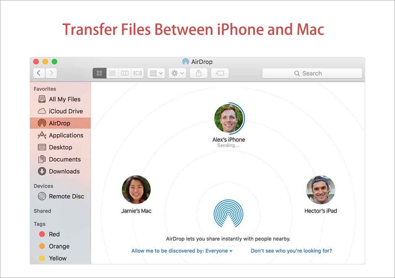What is Airdrop and How to Use it on an iPhone (Send Large Files between  Apple Devices) 