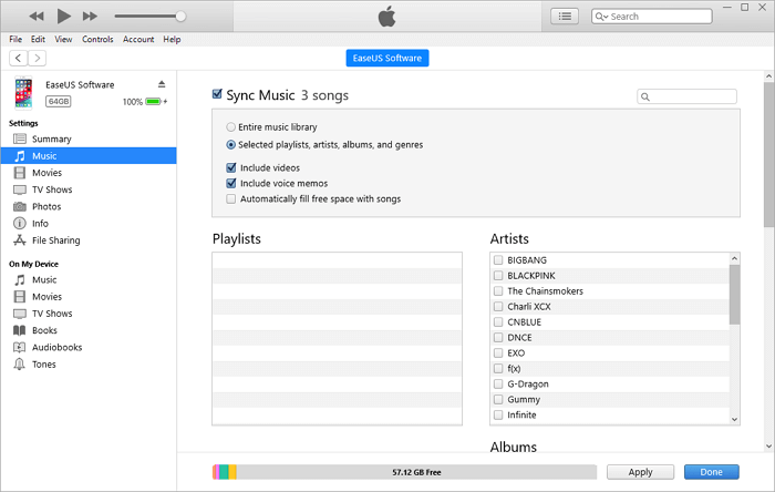 transferring music from mac to iphone