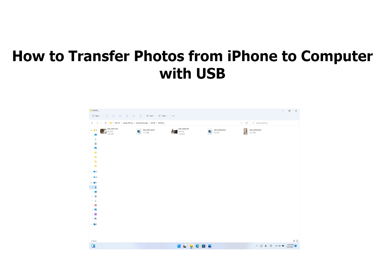 how-to-transfer-photos-from-iphone-to-computer-with-usb-easeus