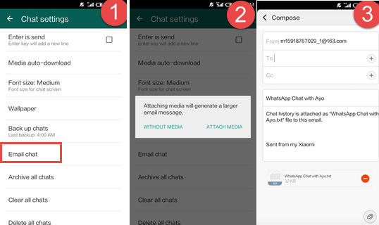 transfer whatsapp messages from iphone to android free