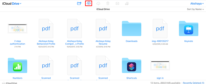 Using iCloud