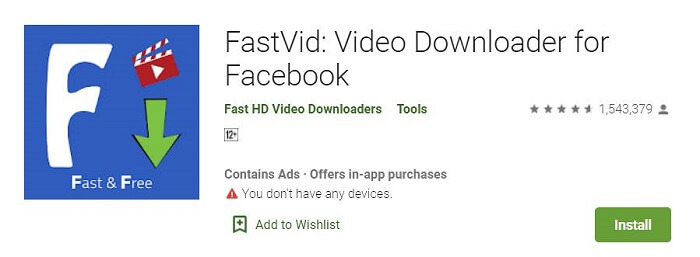 Video Downloader for Facebook