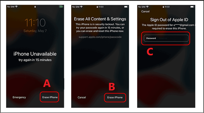 sign out of apple id
