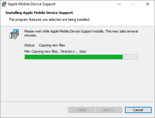 Install Apple Mobile Device Support