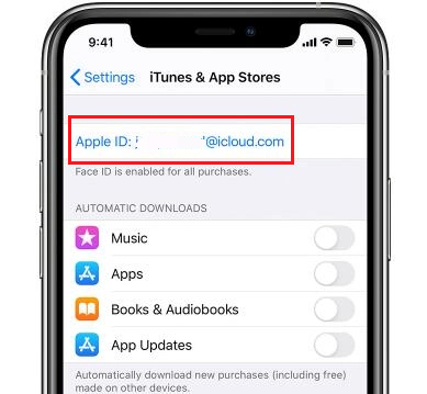 Suchen Sie die Apple ID in iTunes und im App Store