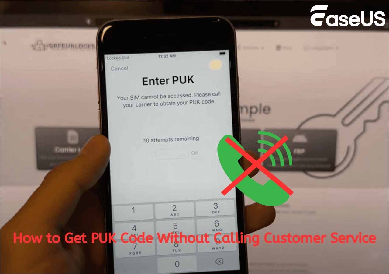 How to Get PUK Code Without Calling Customer Service [2024 Solved]