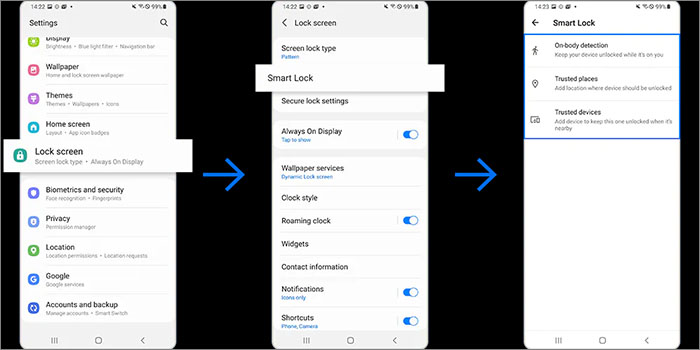 turn on the Smart Lock