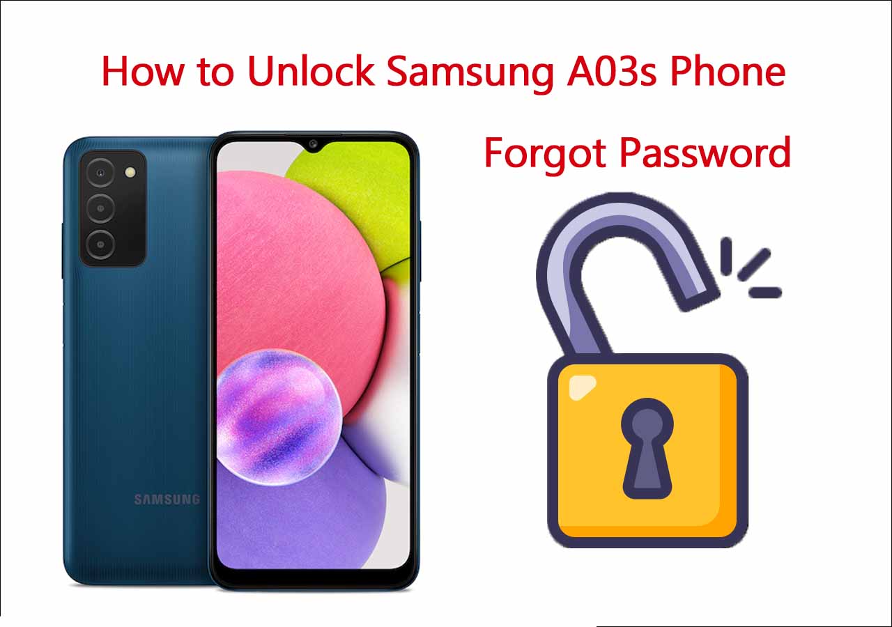 How to Unlock Samsung A03S Phone Forgot Password  