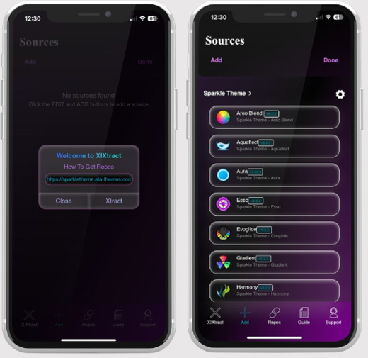 install XIXtract on iphone