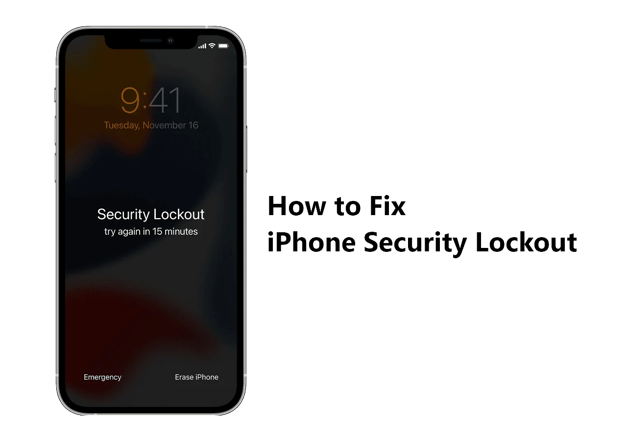 How to Fix Security Lockout on iPhone in 2024 - EaseUS
