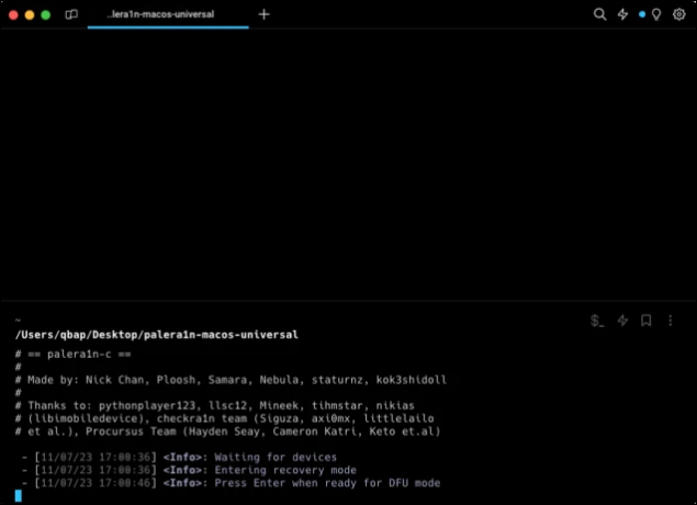 Ouvrir le terminal sur macOS