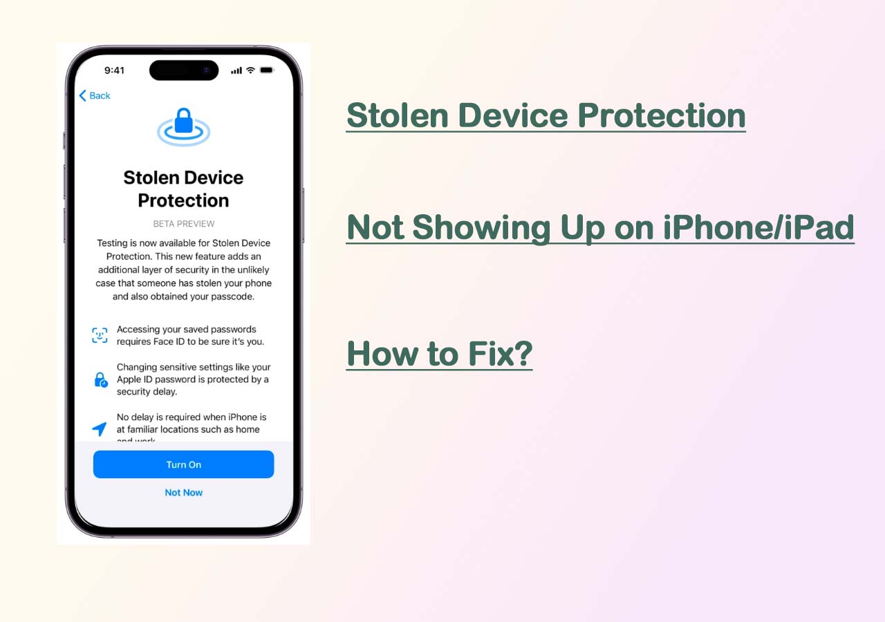 Stolen Device Protection Not Showing Up on iPhone or iPad [Fixed]