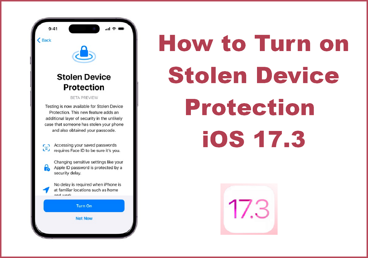 How To Turn On Stolen Device Protection On IPhone IOS 17.3