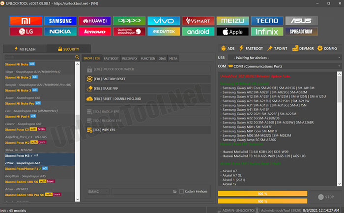 unlocktool interface screenshot
