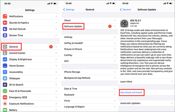 Mettez à jour votre appareil