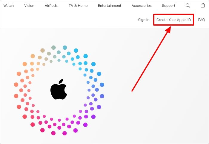create your apple id