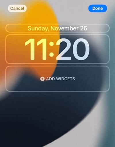 Add Widgets to iPhone Lock Screen