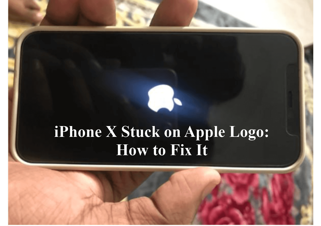 iphone x stuck on apple screen