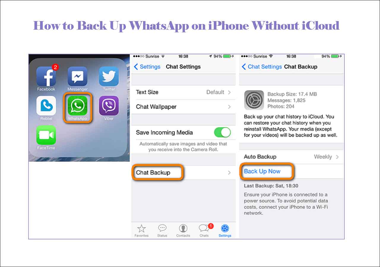 How to Back Up WhatsApp on iPhone Without iCloud