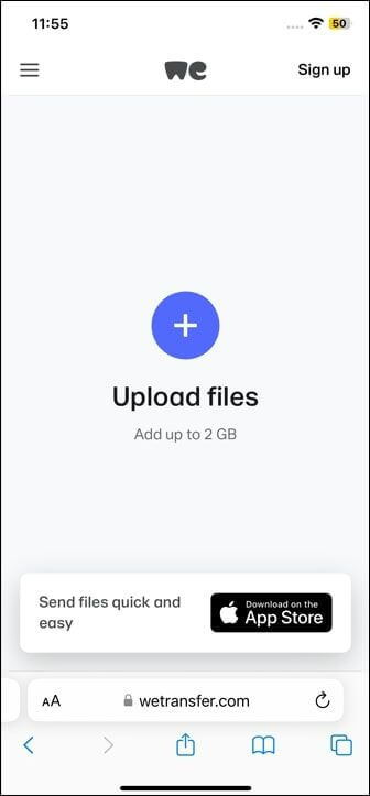 verifique a conexão com a internet