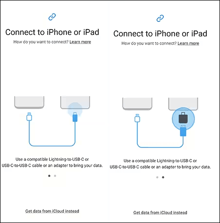 connect samsung to iphone