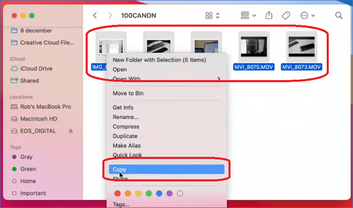 Tap on Import Selected