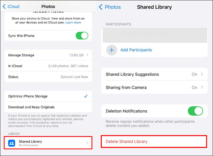 delete the shared library
