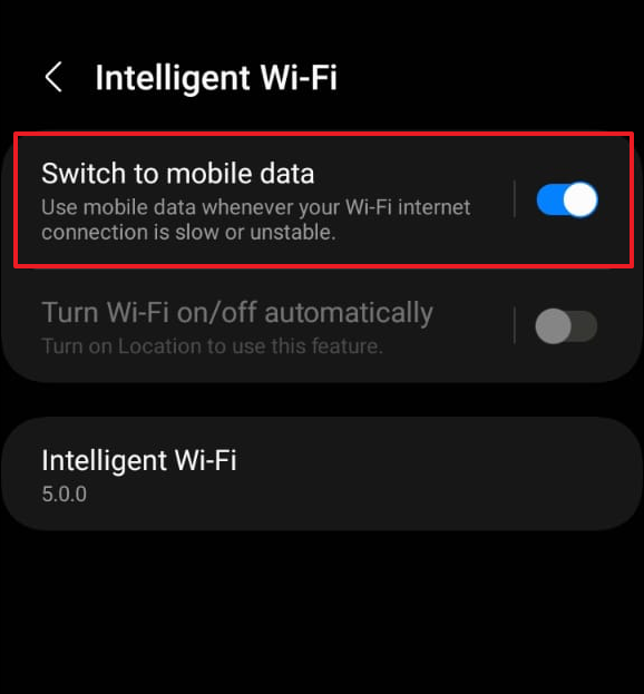 disable switch to mobile data
