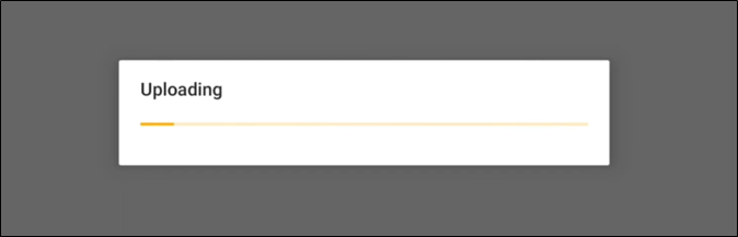 Wait for DS Files to upload to your NAS device